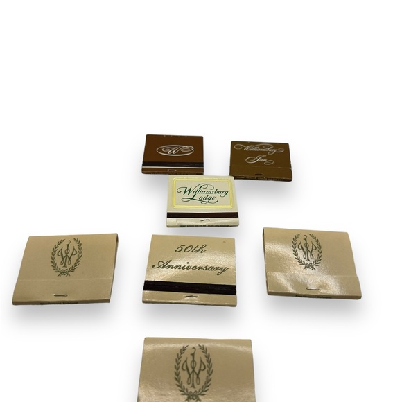 Vintage Matchbooks Williamsburg Virginia Colonial Williamsburg LOT OF 7 1980s - Picture 10 of 10